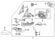 Diagram for 2025 Nissan Armada Side Marker Light - 26165-7JA0A