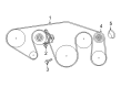 Diagram for Nissan Timing Belt Tensioner - 11955-9FV0A