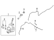 Diagram for 2025 Nissan Rogue Washer Reservoir - 28910-6RR0A