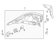 Diagram for 2025 Nissan Pathfinder Light Socket - 26254-9B90A