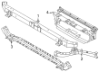 Diagram for 2025 Nissan Murano Radiator Support - F2512-7BAAA