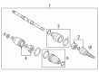 Diagram for 2025 Nissan Armada CV Boot - C9B41-1LB0C