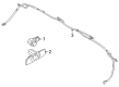 Diagram for 2025 Nissan Leaf Parking Assist Distance Sensor - 28438-5SB3B