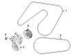 Diagram for 2025 Nissan Armada Drive Belt - 119A0-7JA0A