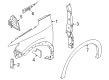 Diagram for 2025 Nissan Kicks Fender - F3101-7LFMA