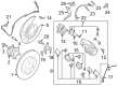 Diagram for 2025 Nissan Pathfinder Brake Caliper Repair Kit - D4060-6TA5A