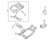 Diagram for 2024 Nissan Rogue Dome Light - 26430-6RA0A