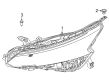 Diagram for 2025 Nissan Altima Headlight - 26060-9HF0C