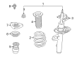 Diagram for 2025 Nissan Pathfinder Shock And Strut Mount - 54320-6RA0A