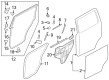Diagram for 2024 Nissan Armada Door Seal - 82831-1LA1A