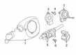 Diagram for Nissan Kicks Play Steering Column Cover - 48470-5EE1A