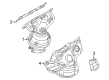 Diagram for 2024 Nissan Pathfinder Exhaust Heat Shield - 16590-6TA0A