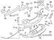 Diagram for Nissan GT-R Bumper - HEM14-6HW6A