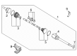 Diagram for 2025 Nissan Kicks Axle Shaft - 39101-7LG0A