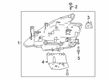 Diagram for 2022 Nissan Murano Headlight - 26060-9UF0E