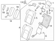 Diagram for 2025 Nissan ARIYA Seat Cover - 88623-5MP0A