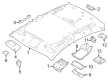Diagram for 2025 Nissan Pathfinder Antenna - 28336-5FA0B