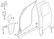 Diagram for Nissan Frontier Door Seal - 82830-9BU1B