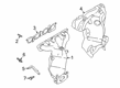 Diagram for Nissan Kicks Play Catalytic Converter - 140E2-9VB0B