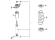 Diagram for 2025 Nissan Pathfinder Bump Stop - 55240-6SA0A