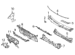 Diagram for 2025 Nissan Rogue Grille - 66862-6RZ3B