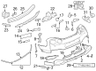 Diagram for Nissan GT-R Bumper - HEM14-6HW0H