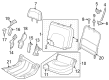 Diagram for 2025 Nissan Frontier Seat Cushion - 88361-9BU0C