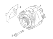 Diagram for 2020 Nissan Rogue Alternator - 2310M-4BA0BRW