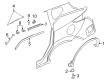 Diagram for Nissan Murano Mud Flaps - 999J2-C3004