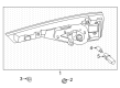 Diagram for Nissan Pathfinder Tail Light - 26540-6TA0A