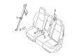 Diagram for 2025 Nissan Pathfinder Seat Belt - 88884-9A41A