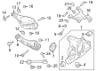 Diagram for Nissan ARIYA Steering Knuckle - 43019-5MR1A