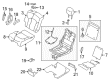 Diagram for 2024 Nissan Armada Seat Cushion - 88361-6JL2A