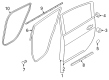 Diagram for Nissan Leaf Weather Strip - 82831-5SF0B
