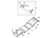 Diagram for 2025 Nissan Frontier Rear Crossmember - 51090-9BT0A