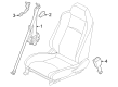 Diagram for 2025 Nissan Z Seat Belt - 86884-6GP0A