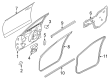 Diagram for 2025 Nissan Altima Door Seal - 80838-6CA0C