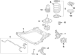 Diagram for Nissan Pathfinder Front Cross-Member - 54400-6SA0C
