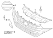 Diagram for 2025 Nissan Versa Grille - 62070-6EM2A