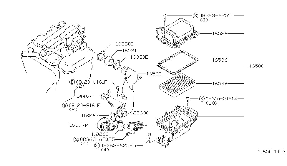 Nissan 08363-6251C Screw-Machine