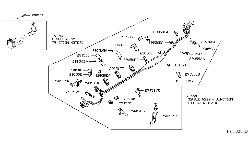 Nissan 24138-3JV4A Bracket-Harness