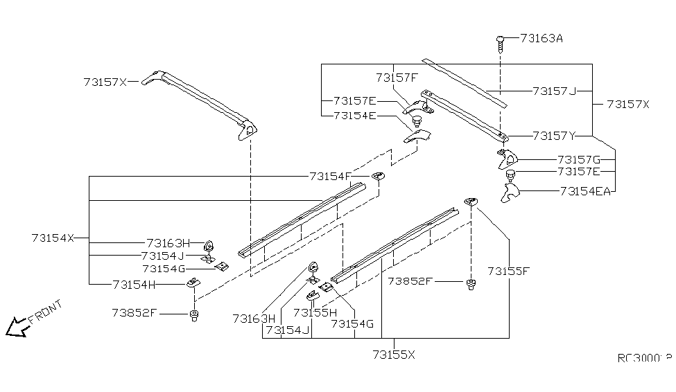 Nissan 48650-7B006 RETAINER-Support