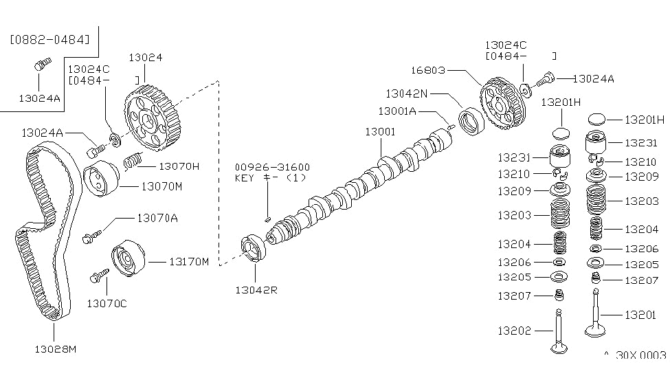 Nissan 16803-16A00 PULLEY Injection