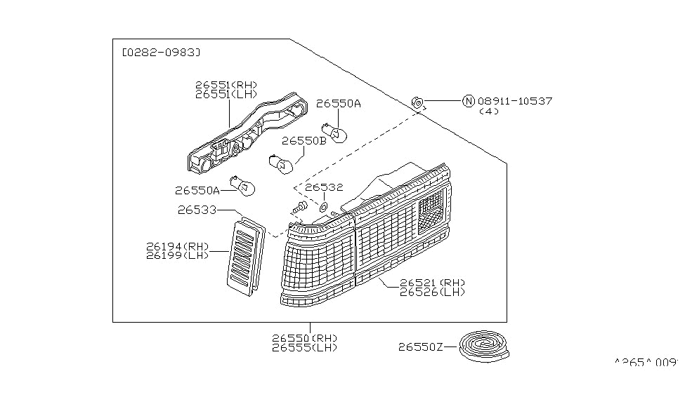 Nissan 26507-01A01 Packing Rim