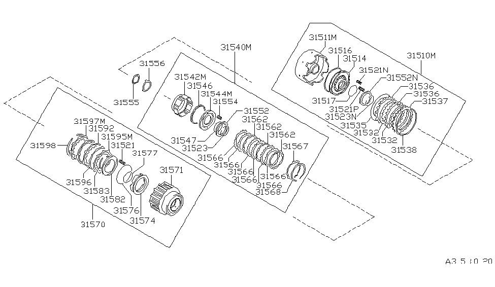 Nissan 31562-21X00 Plate-Drive