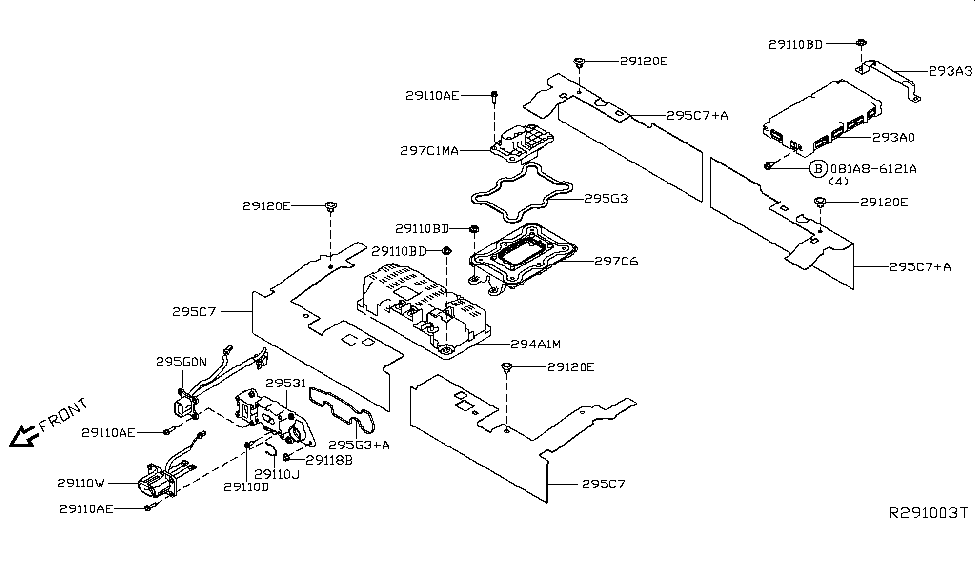 Nissan 295C7-5SF2A Sheet Battery