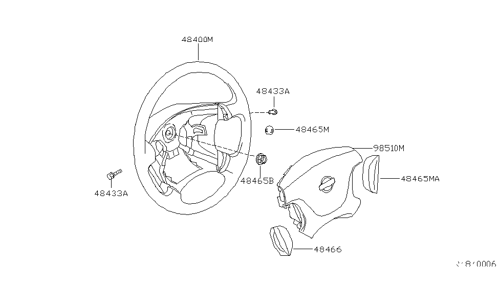 2003 Nissan Altima Steering Wheel Nissan Parts Deal