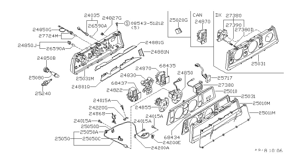 Nissan 48466-W5010 Socket Ignition Lt