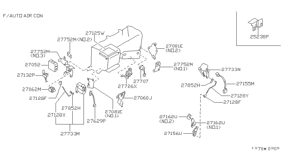 Nissan 27185-83G00 Door Air,No 6