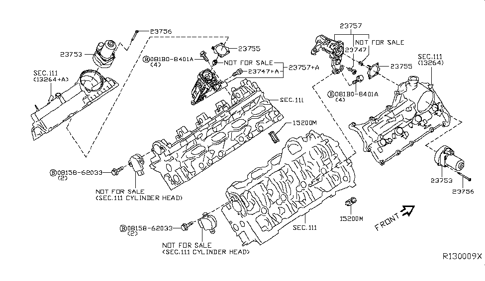 Nissan 23753-1LA0B Motor Assy-Actuator